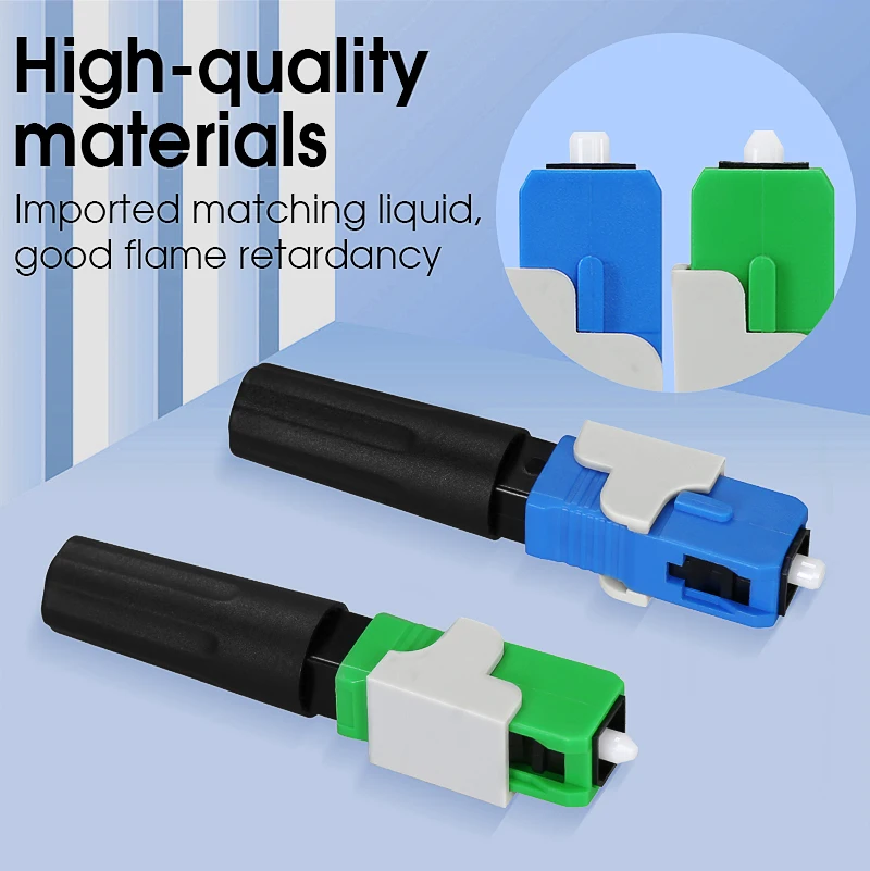 FTTH SC APC FTTH fiber optic quick connector SC/ APC FTTH Fiber Optic Fast Conne