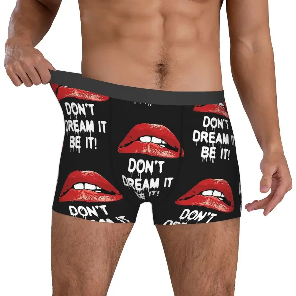 Rocky Horror 80s 1980s Retro Vintage Distressed Don't Dream Be It Underpants Panties Men's Underwear Shorts Boxer Briefs