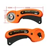 10pcs Patchwork Hob Roller Knife 45mm Leather Cutter With Blade Rubber Ring Cutting Blade Handle Roller 4