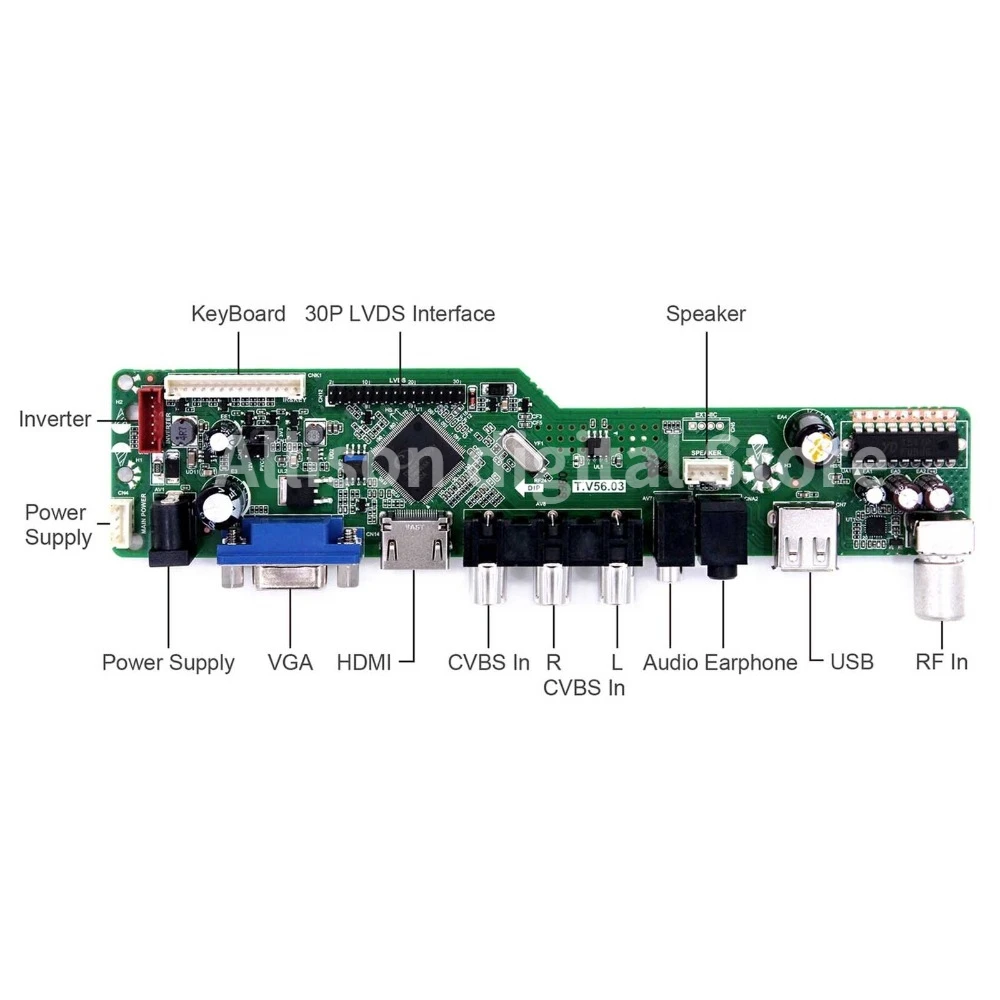 TV, HDMI, VGA, AV, USB Ʈѷ  ̹  ŰƮ, 15.4 ġ LP156WH4(TL)(N1) LP156WH4-TLN2 1366x768 LCD LED ũ, ǰ