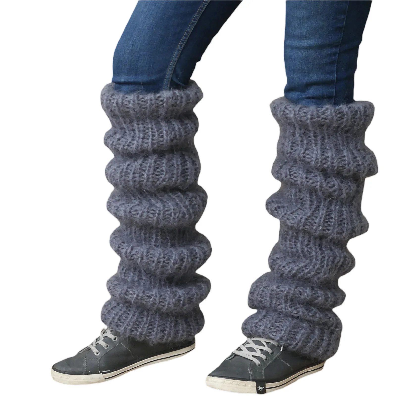 Women's Solid Leg Warmers Twist Long Knee-high Stacked Socks Fashion Knitted Wool Sock Accessories Long Over The Knee Socks 6