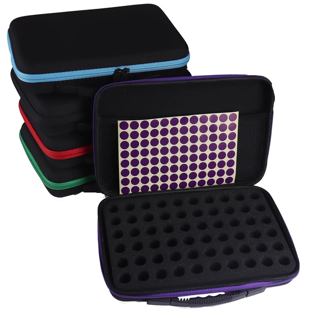 30/60 Bottles Essential Oil Case10ml Essential Oil Collecting Bags Travel Portable Carrying Cases Diamond Painting Storage Bag 1