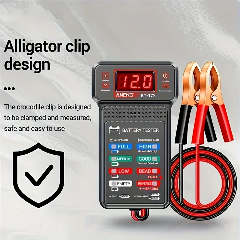 Smart Car Battery Tester, Suitable for Home Self-Checking Repair Shops,...