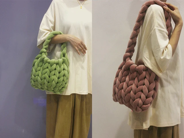 Super Thick Thread Hand Knitting  Thick Bulky Chunky Yarn Velvet - 1kg  1000g Super - Aliexpress