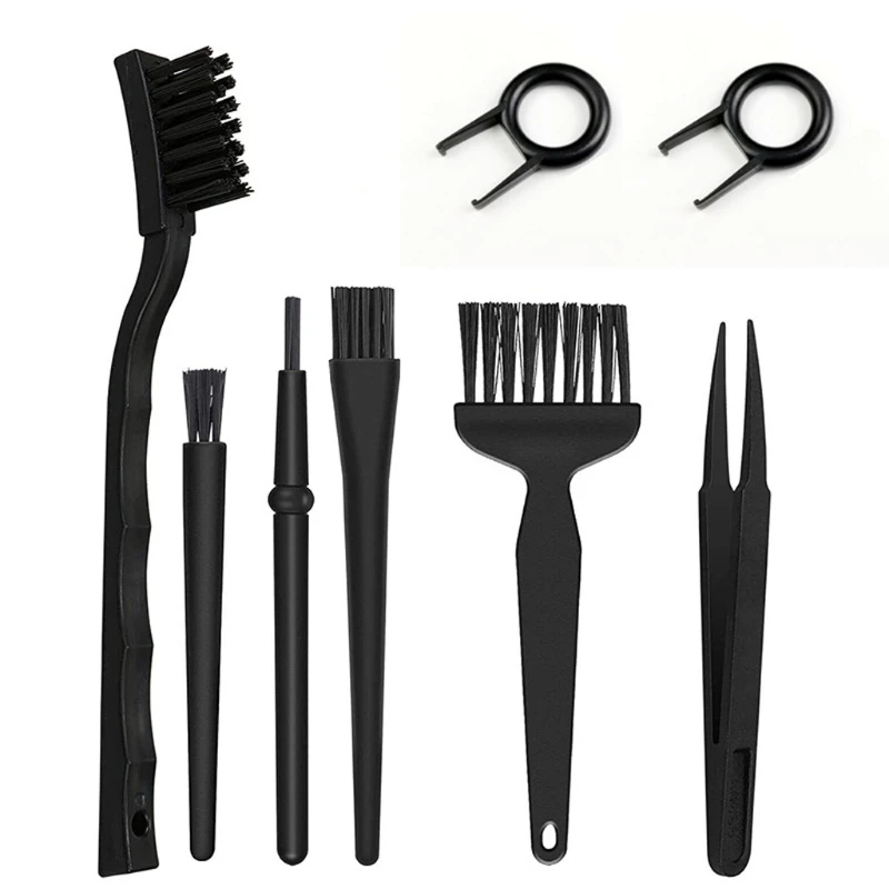 6/8Pcs Professional Electronic Cleaning Brushes Set Screen Cleaner  for PC K0AC