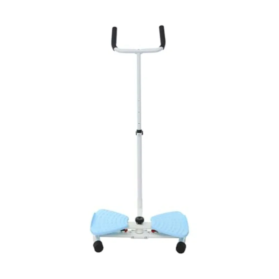 Adjustable Height Waist Twister Machine Exercise 36.6 to 44.88 in, Ab Twist Board with handrails, 330 lbs Weight Capacity, Abs W