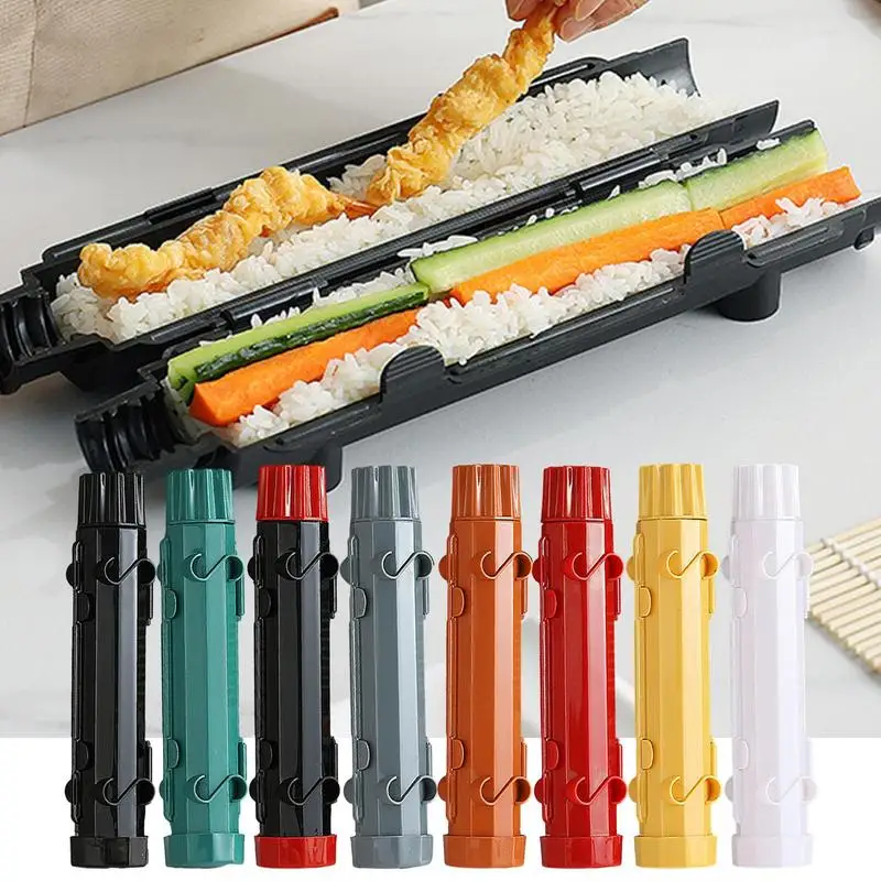 

Sushi Maker Japanese Roller Rice Mold Bazooka Vegetable Meat Rolling Tool DIY Sushi Making Machine Kitchen Gadgets Tools