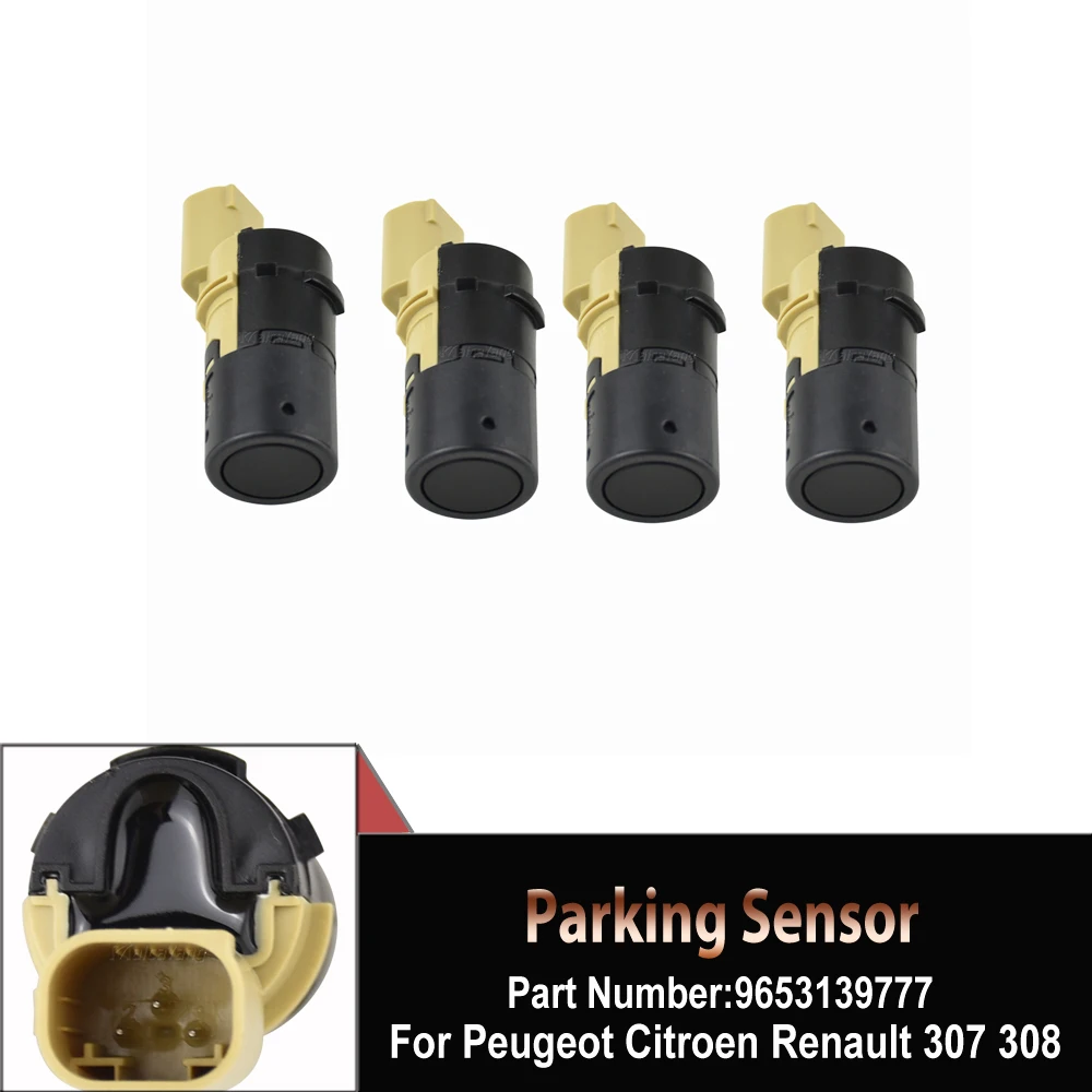 

Car PDC Parking Sensor For Citroen C2 C3 C4 Peugeot 307 308 SW CC 9653139777 9649186580 9643326380 659095 602775 Parking Radar