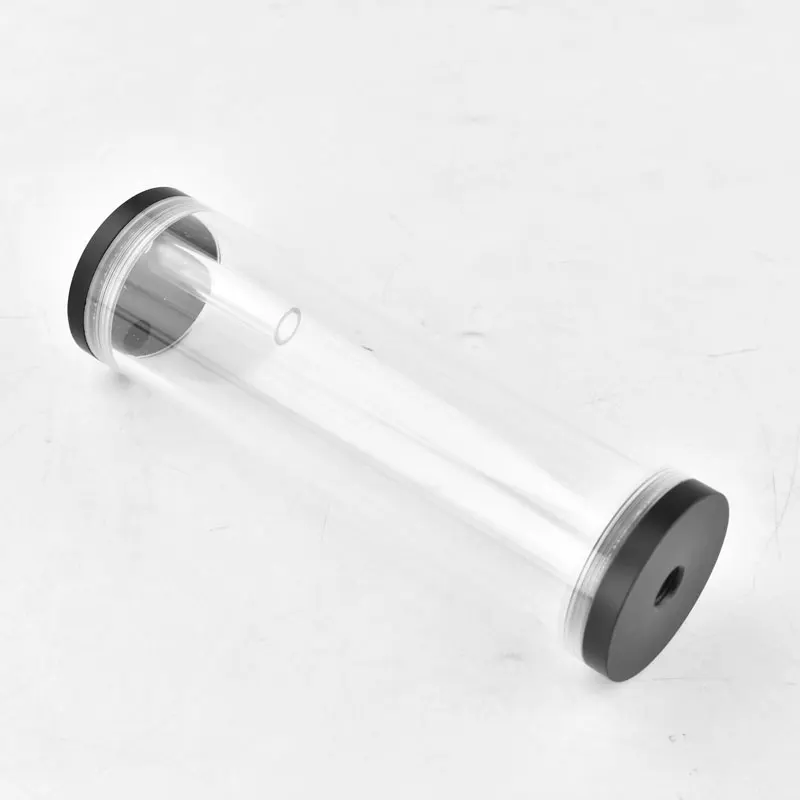 Cylinder Reservoir Water Cooling 81/150/210mm high 60mm thick transparent acrylic cylinder reservoir water cooling water tank