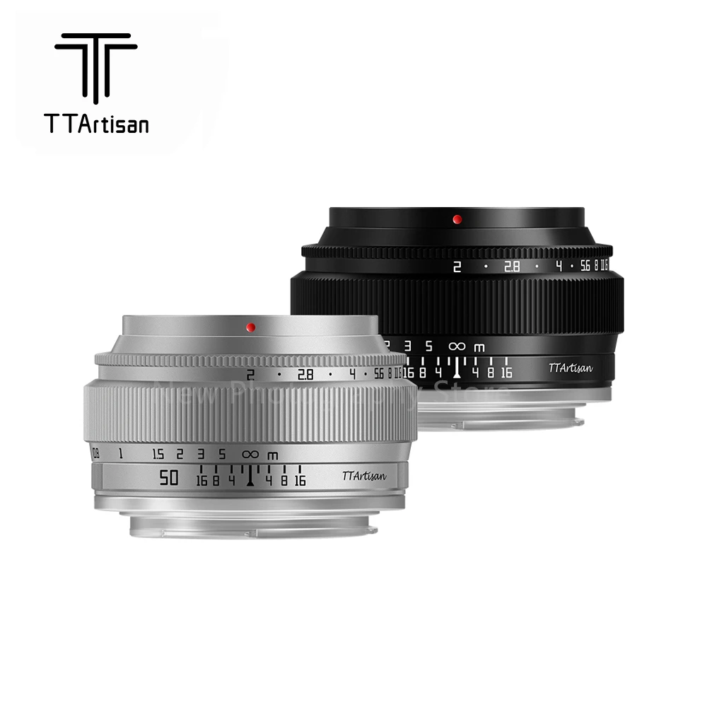 Ttartisan 50Mm F2 Obiettivo Della Fotocamera Full Frame Messa A Fuoco Manuale Per Canon Nikon Sony Fuji Leica Sigma Lente