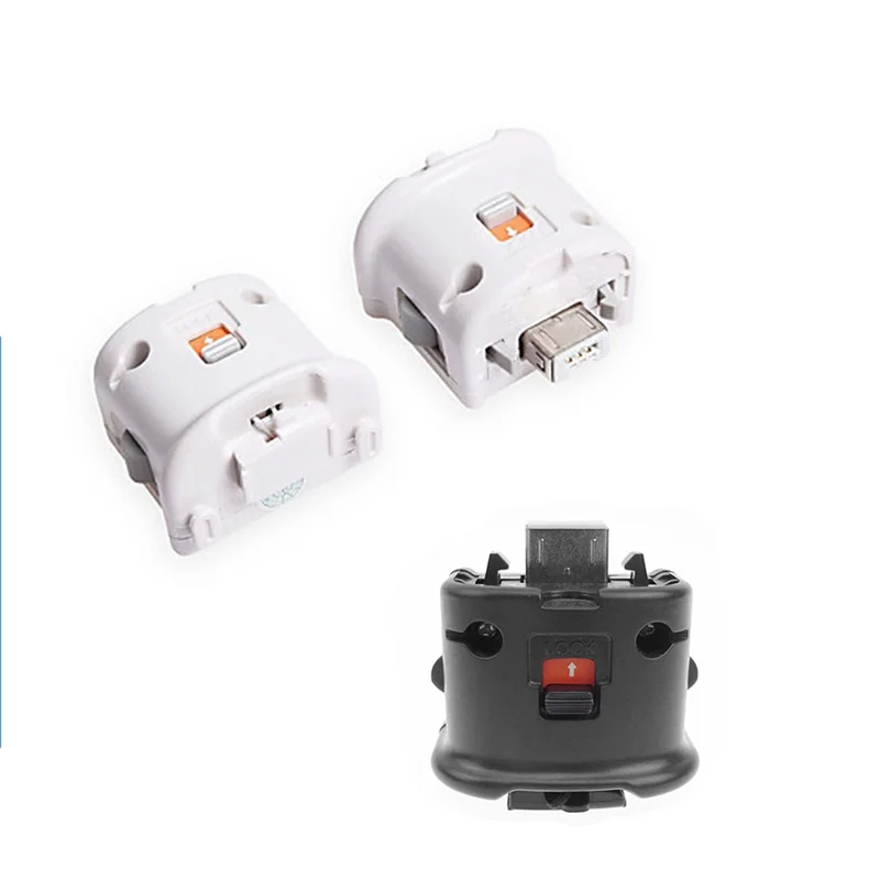 Per Nintendo Wii Gamecube Acceleratore Handle Enhancer Wii Motionplus Motion Enhancer Acceleratore Sinistro E Destro-Bianco