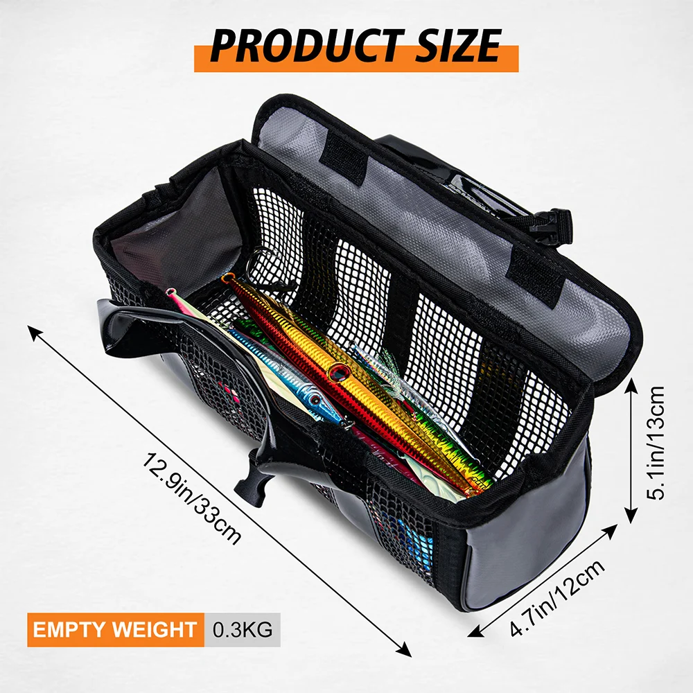 thumbnail image 2 of Fishing Tackle Binder, Lure Storage Bag, Soft Bait Binder... 2 of 12