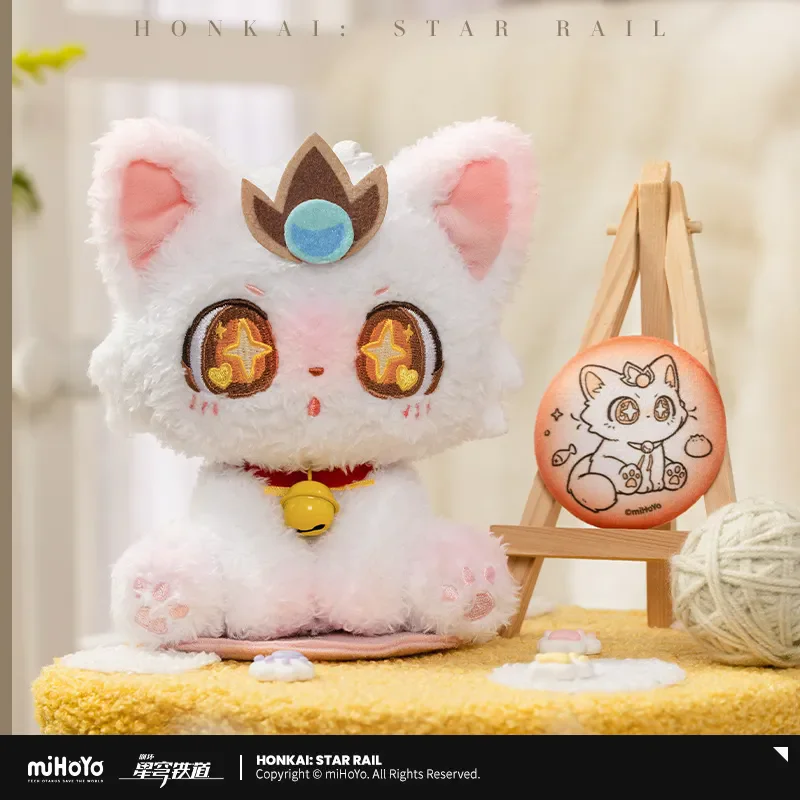[Genuine] Yunli Cat Pendant MiHoYo Honkai: Star Rail Official Original Yunli Cat Series Cute Plush Sitting Shoulder Cosplay Gift