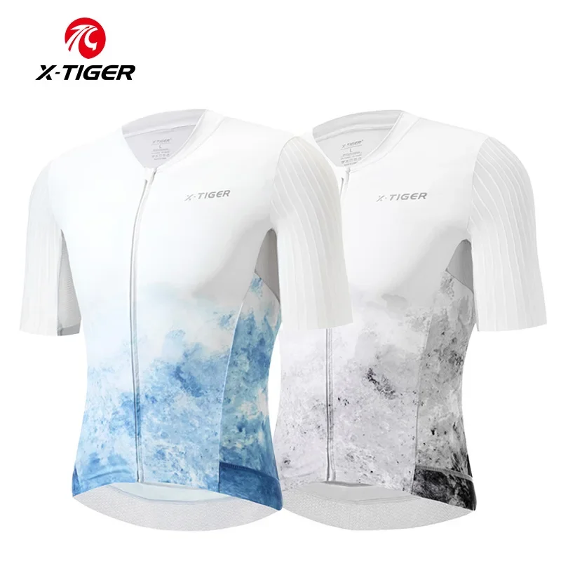 X-TIGER Mannen Wielertrui Korte Mouw Tops Mountainbike/Mtb Shirt X-TIGER Mannen Wielertrui Korte Mouw Tops Mountainbike/Mtb Shirt