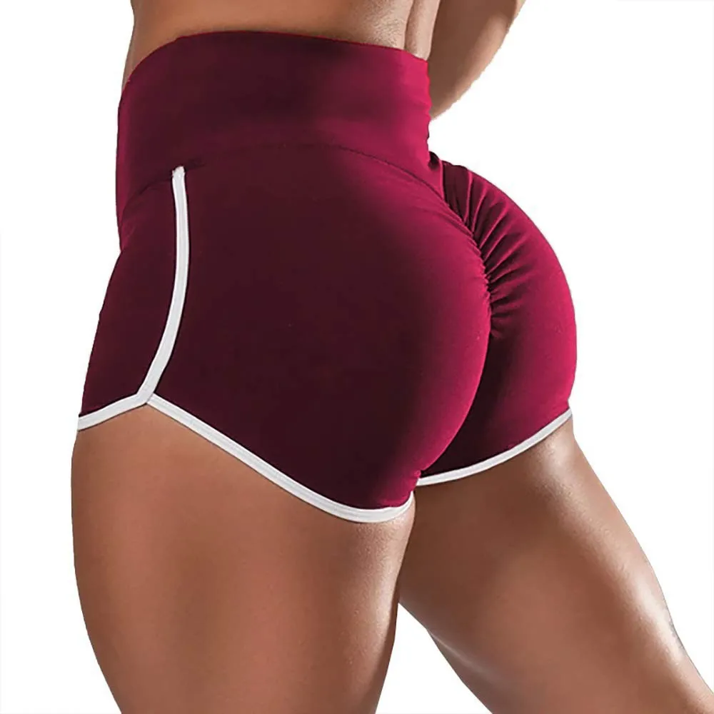 1pcs Women High Waist Stretch Tight Shorts Lady Sexy Solid Pantie Female Hip Lift Brief Women's Plus Size Sport Run Short Pant 6