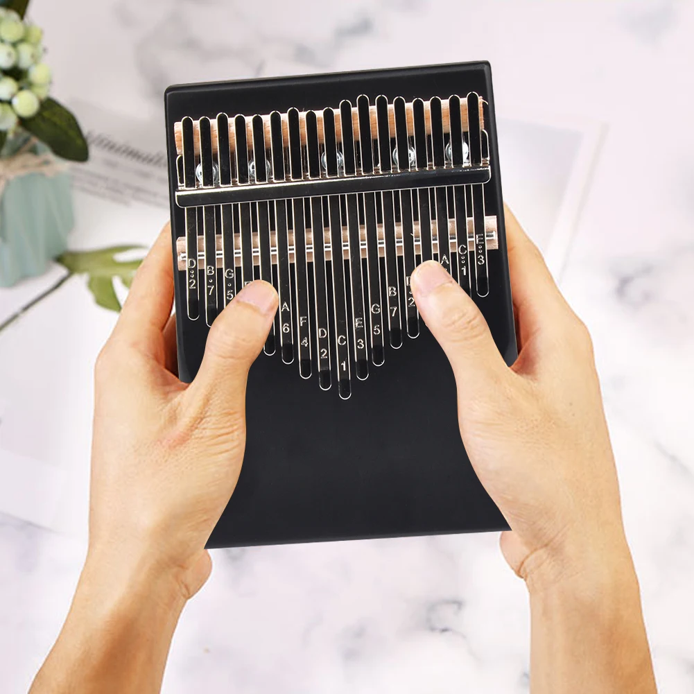 Musical Instrument Kalimba Pine Thumb Finger Piano 17 Keys African Sanza Mbira for Music Lovers Playing Accessories