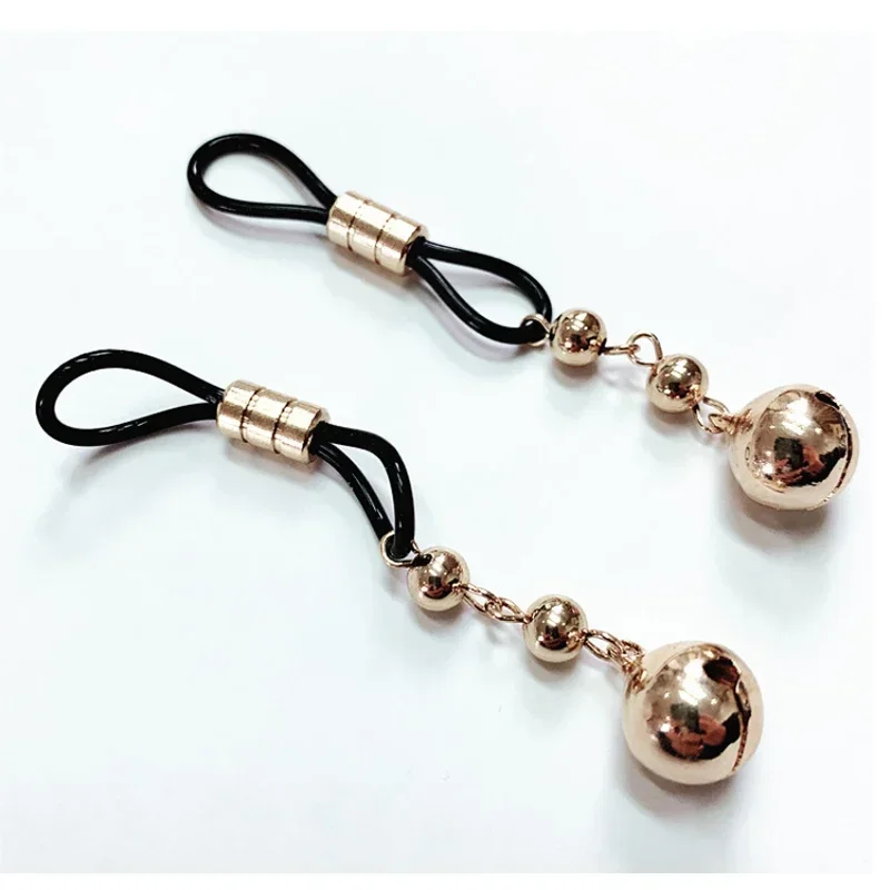 Metal Nipple Clamps Chest Clitoris Stimulation SM Fetish Restraint Small Bell Breast Clips BDSM Sex Toys Women for nipple sex toys nipple clamps
