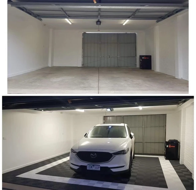 Modular belüftete Kunststoff Garage Bodenfliesen Matten PVC für Showroom  Auto waschraum Detail lierungs geschäft - AliExpress