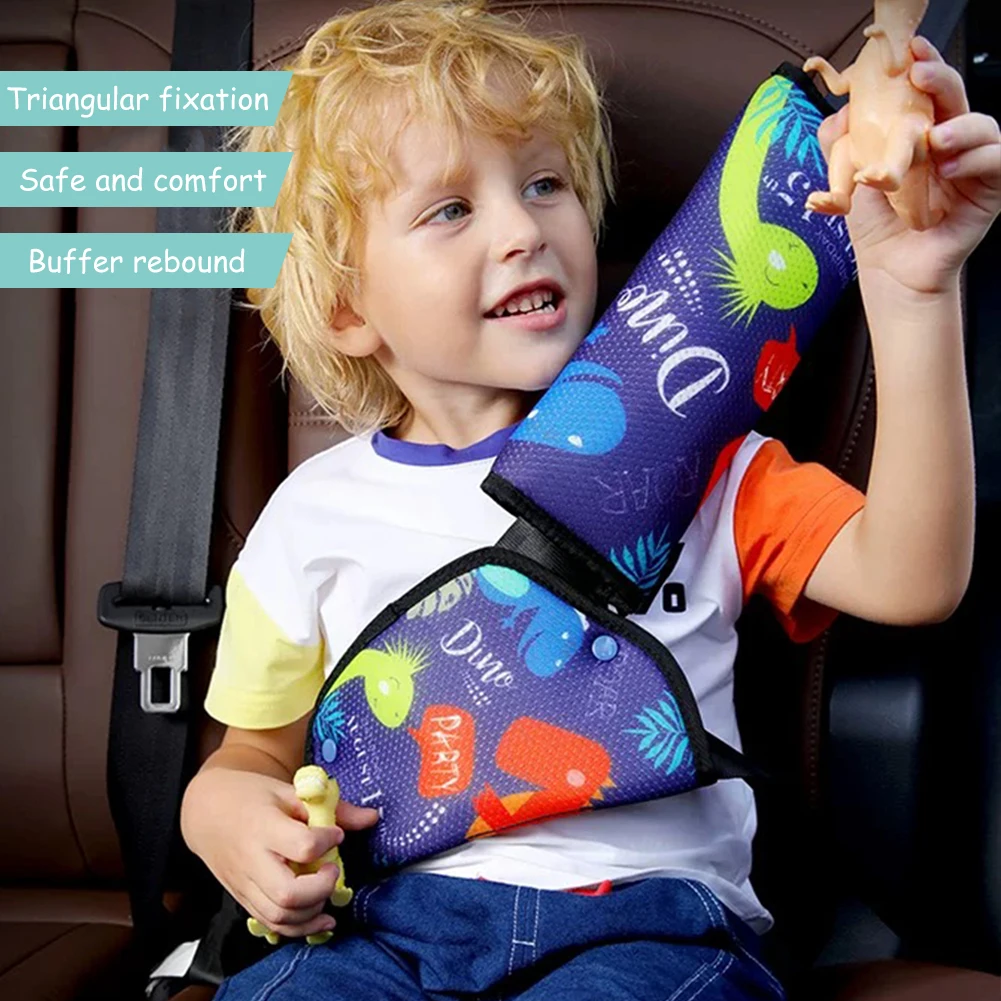 Auto Sitz Gürtel Einstellung Halter Sicherheitsgurt Polsterung Abdeckung  für Baby Kind Kinder Anti-Neck Sicherheit Schulter Stellungs Schulter Pad  kit - AliExpress