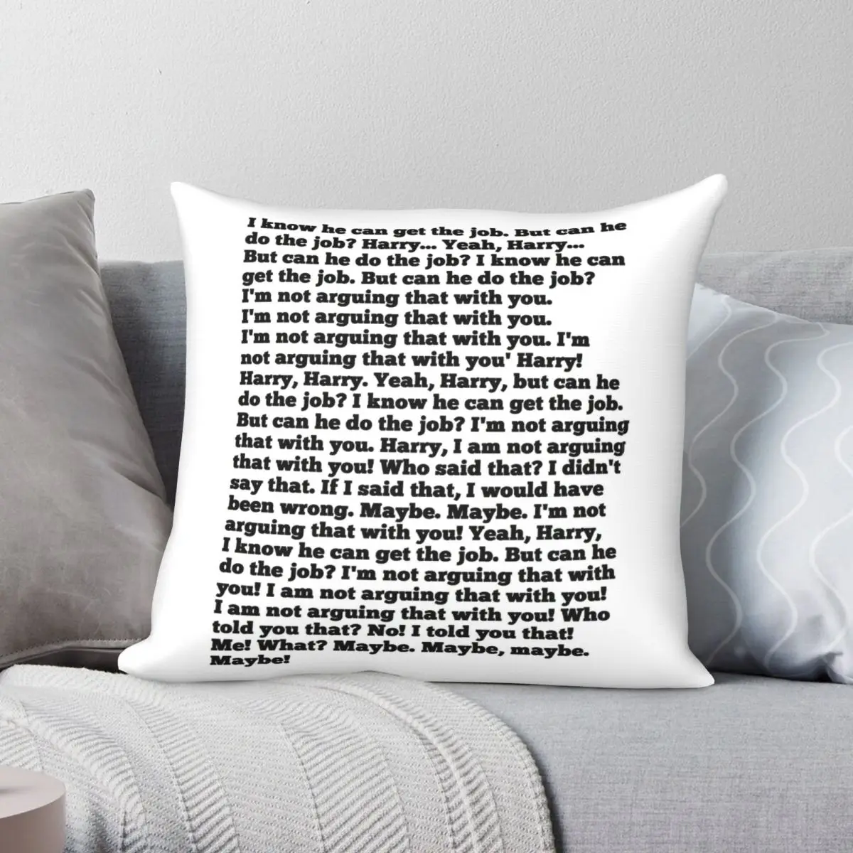 

I'm Not Arguing That With You Pillowcase Polyester Linen Velvet Creative Zip Decor Pillow Case Home Cushion Cover Wholesale