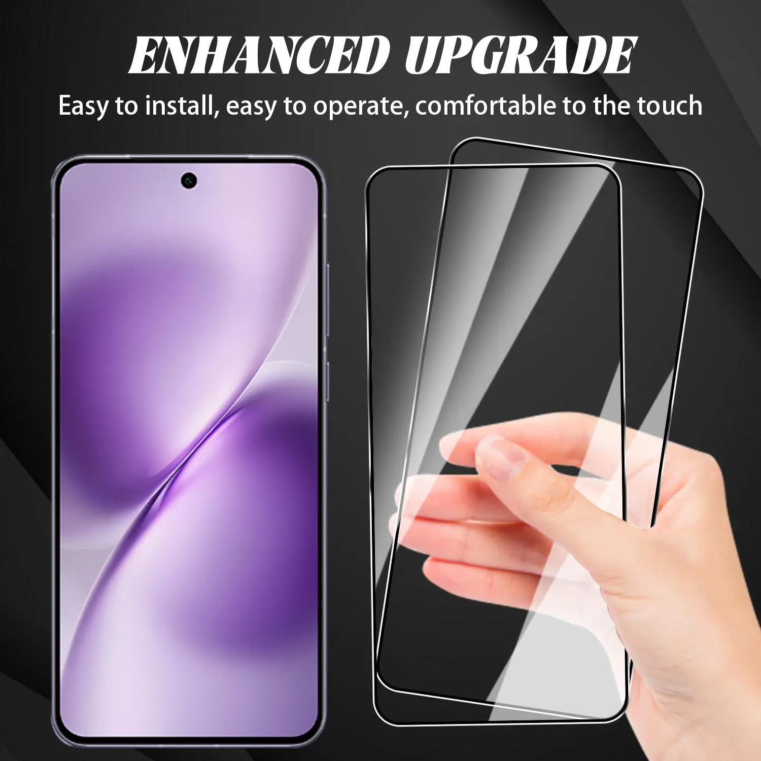 Easy Installation Tempered Glass HD Screen Protector with Dust-Free Technology