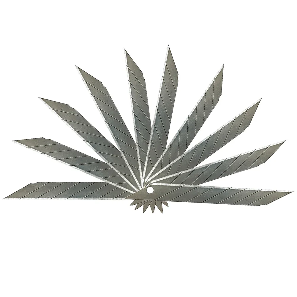 CNGZSY 사무실용 다용도 나이프, 그래픽 사인 제작용 예비 날, 비닐 아트 커터, 자동차 랩 도구, E02 + 3E03, 1 개, 30 개