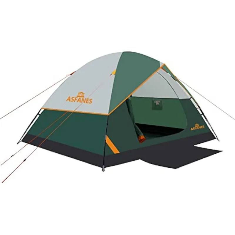 

ASFANES 4 Person Dome Tents for Camping Outdoor Portable Tent with Camping Tarp,Waterproof Easy up Tent Suitable