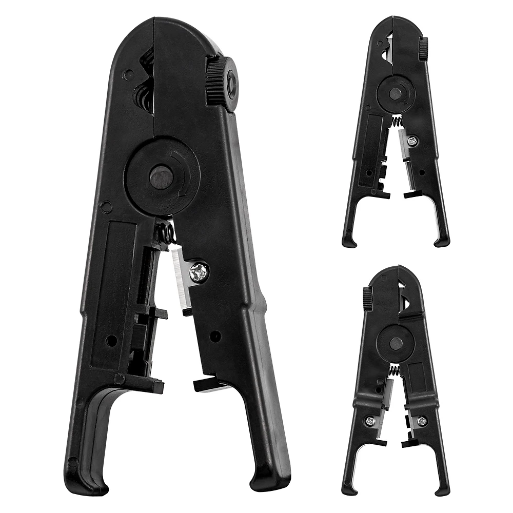 Wire Stripper 1pcs Wire Stripper Ethernet Cable Cutter Round Cable Cutting Tool for CAT7 CAT6 CAT5E CAT5 Round Wire
