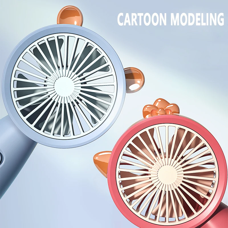USB Mini Handheld Fan Outdoor Mini Creative Desktop Office Mute Charging Portable Handheld Fan