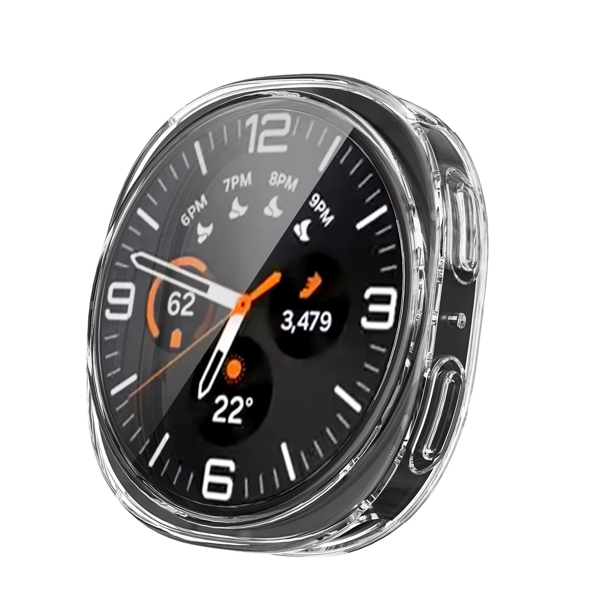 Enhanced Watch Screen Protector Case - Soft TPU All-Around Protective Bumper Cover