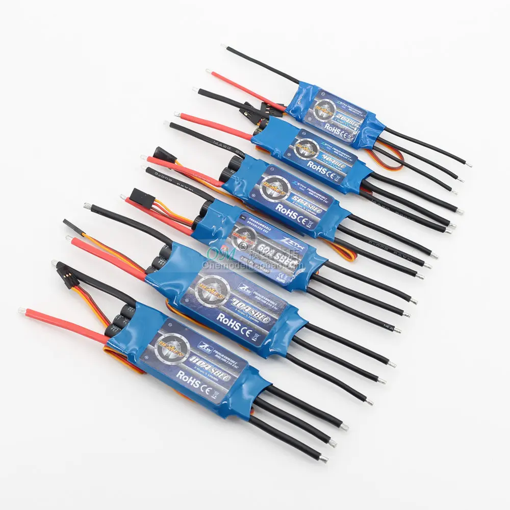 Lot De 4 Contrôleurs ESC Brushless 45A 2-6S Pour Drone FPV - Avec LED RGB Et Gestion DShot