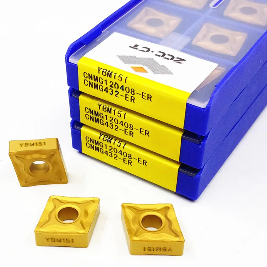 CNMG120408-ER YBM151/CNMG120408-ER YBM253/CNMG120412-ER YBM253 CNMG432 CNMG433 ZCC.CT CNC carbide inserts For M05-M30 M10-M30