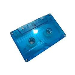Cassette Tape Transparent Storage and Dustproof Box (Blue)