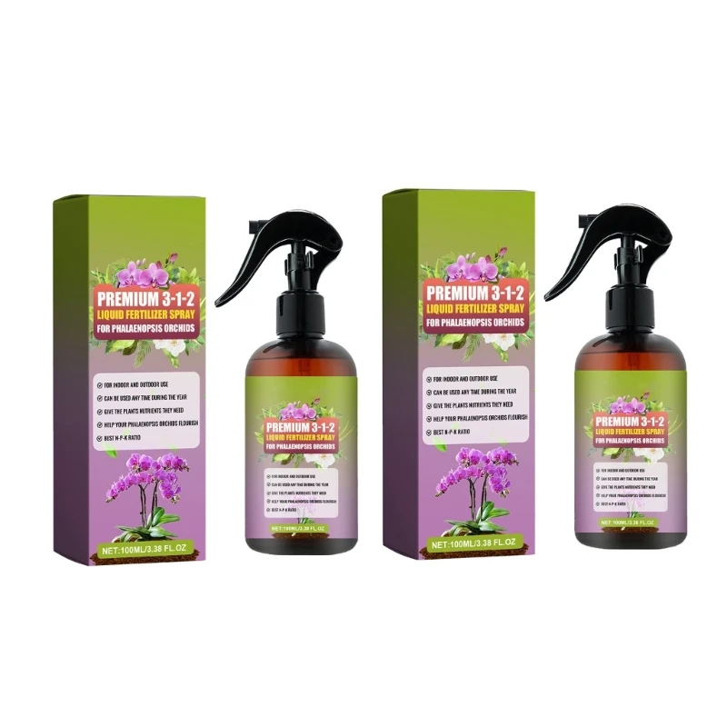 

448B Professional Phalaenopsis Misting Fertilizers Misting Nutrients Supplies for Phalaenopsis Gardening Health Leaf Grow