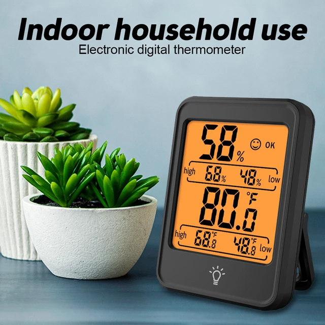 Thermopro TP50 Digital Hygrometer Room Thermometer Indoor Electronic  Temperature Humidity Monitor Weather Station For Home - AliExpress