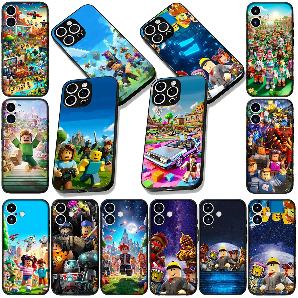 Roblox-Themed Protective Phone Case with Wallpaper Poster Design