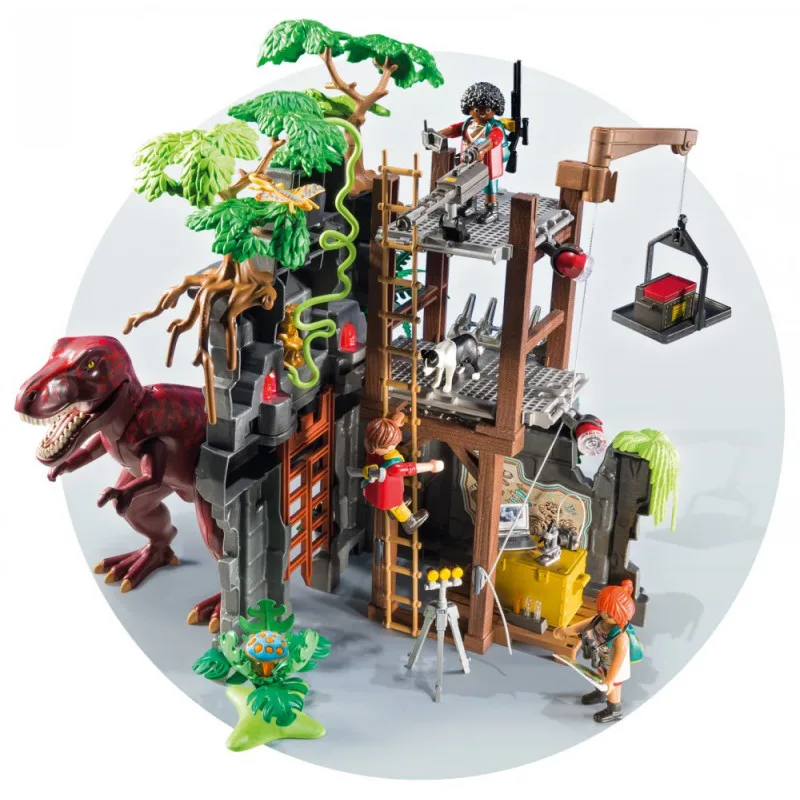 Camp Base Trex Playmobil 9429 - Action 