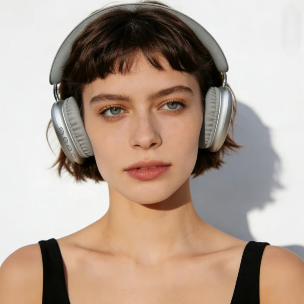 Cuffie Wireless con Cancellazione del Rumore, Audio Lossless USB-C Personalizzato, Cuffie Over-Ear con Suono HIFI, 24 Ore di Autonomia - Image 6