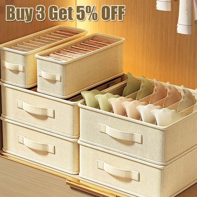 Underwear Storage Organizer Socks Organization Storage Box Closet Organizer Clothing Folded Clothes Drawer Organizers Cabinet