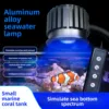Lámpara de coral inteligente espectral de aguas profundas con lente resaltada de proteína fluorescente excitada por UV