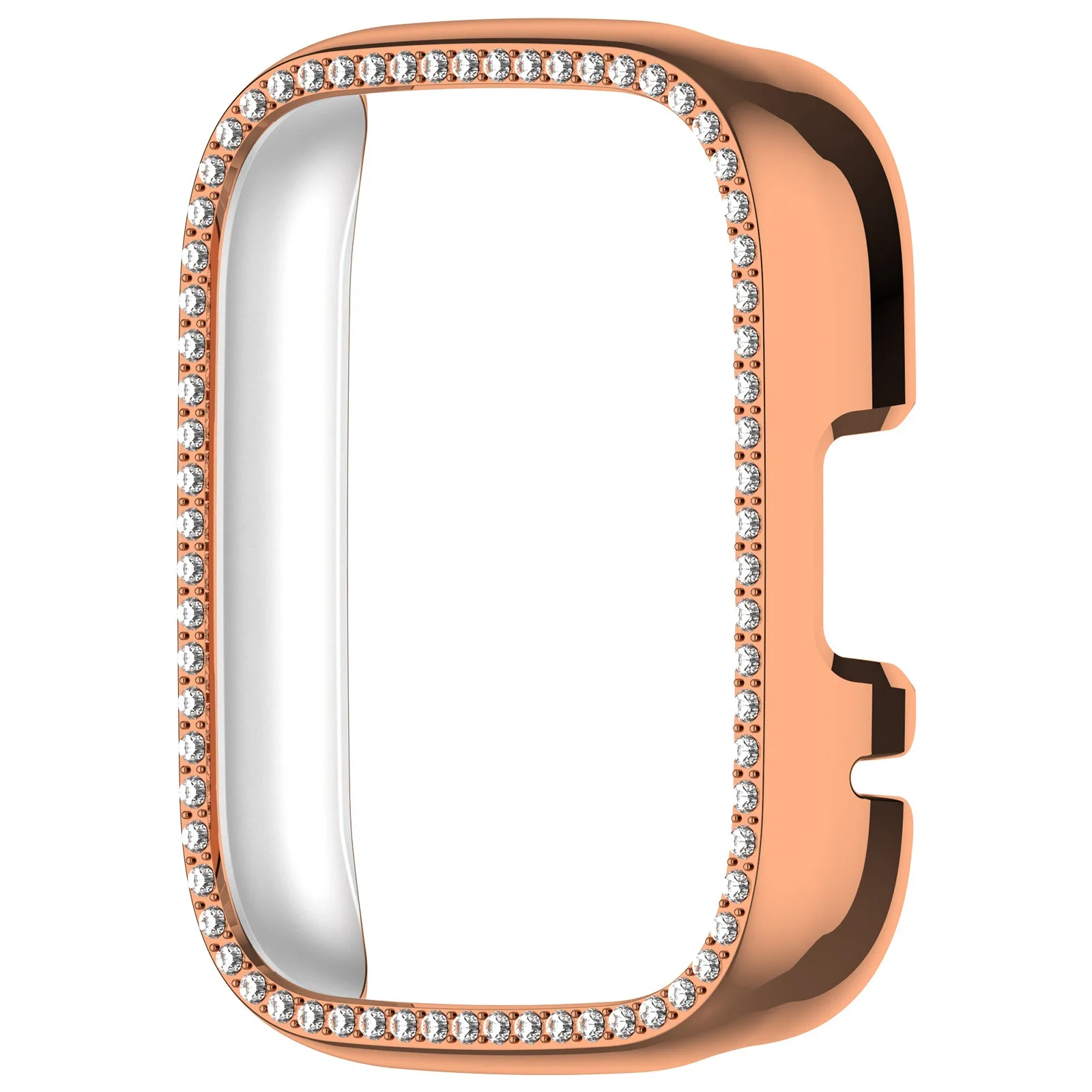 Diamond-Encrusted Hollow Watch Case