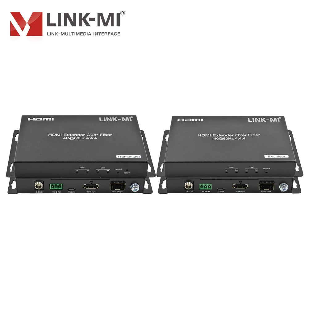 Фото Адаптер HDMI версии 4K, 2 км, 20 км, поддержка оптоволокна 4K @ 60 Гц YUV4:4:4, HDR, 18 Гбит/с, EDID, без задержки, RS232 HDMI через волокно №3