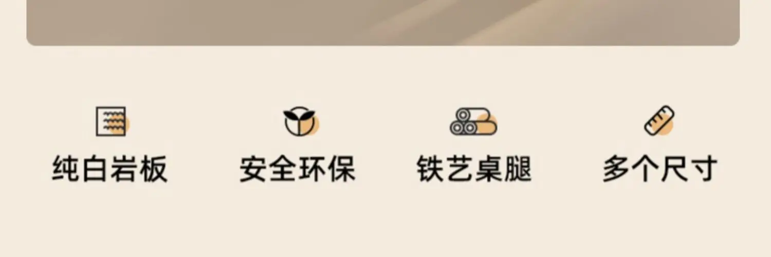 Description Picture 4 of itemCoffee Office Dining Tables Nordic Side Garden Desk Tables Kitchen Console Balcony Mesas De Comedor Dining Room Furniture WJ20XP