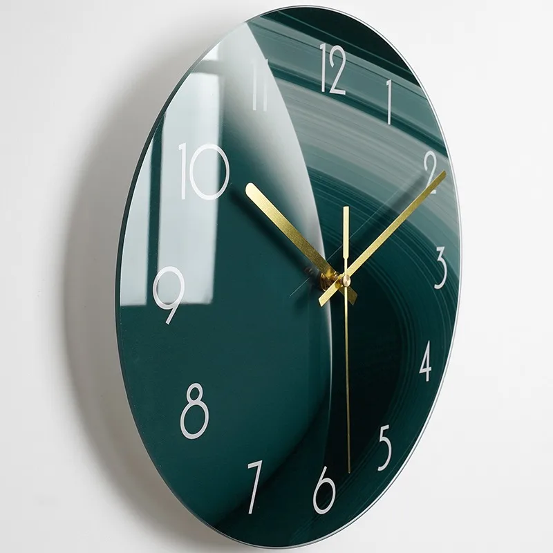 Glass Wall Clock Silent Watch Wall Clocks BL011  