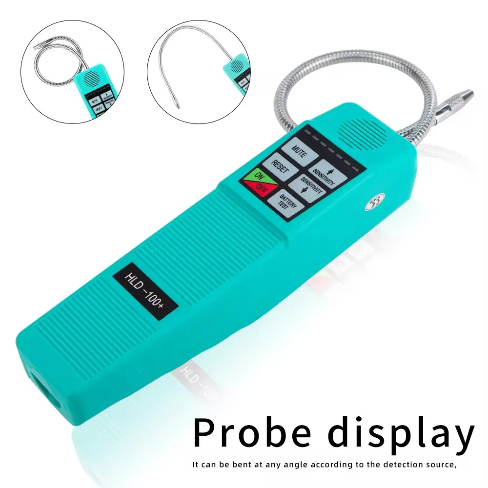 HLD-100+ Gas Detector Leak Monitor Halogen Leakage Detector