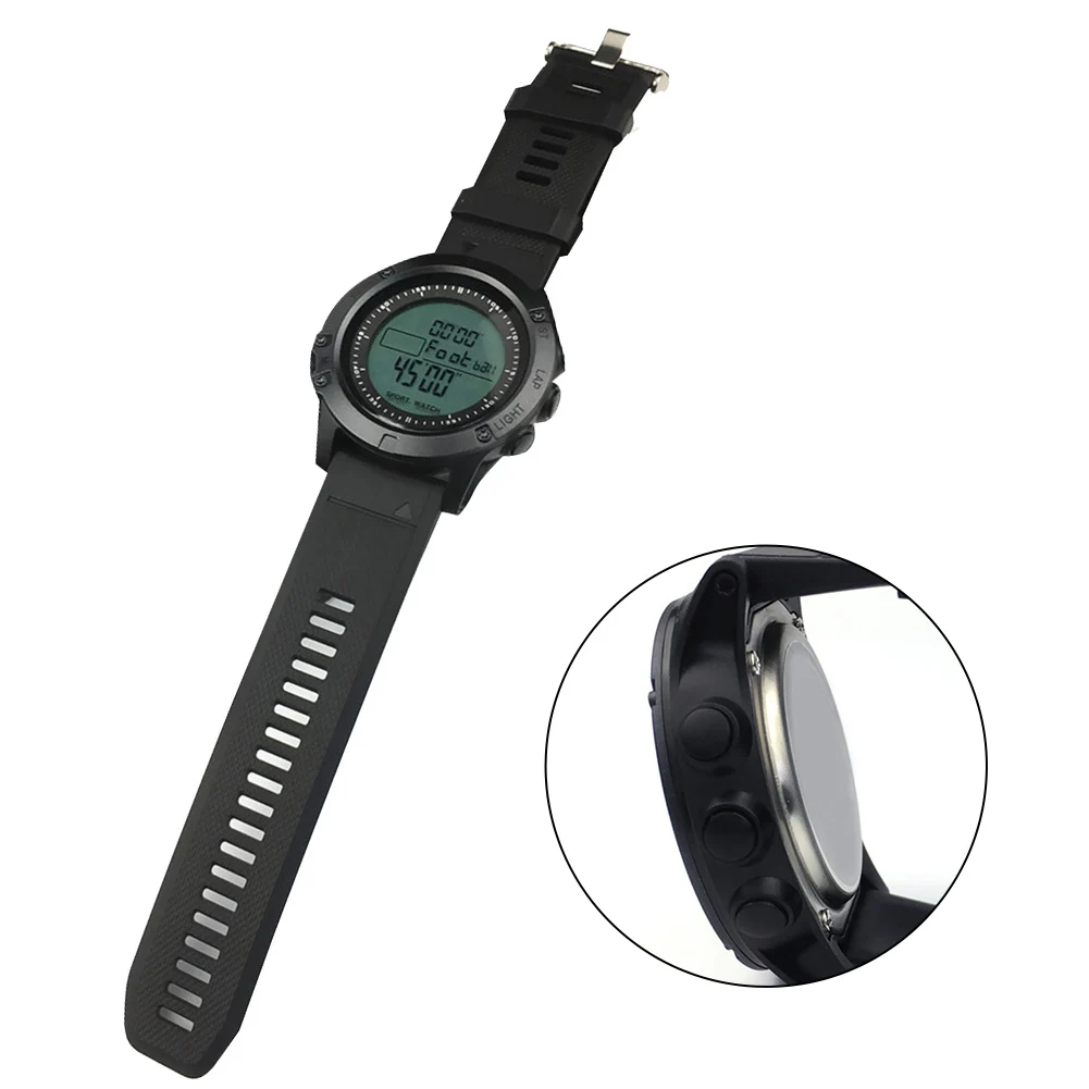 Football Match Referee Stopwatch Black Watch Multi-function Luminous Digital Metronome Chronograph Countdown Timer
