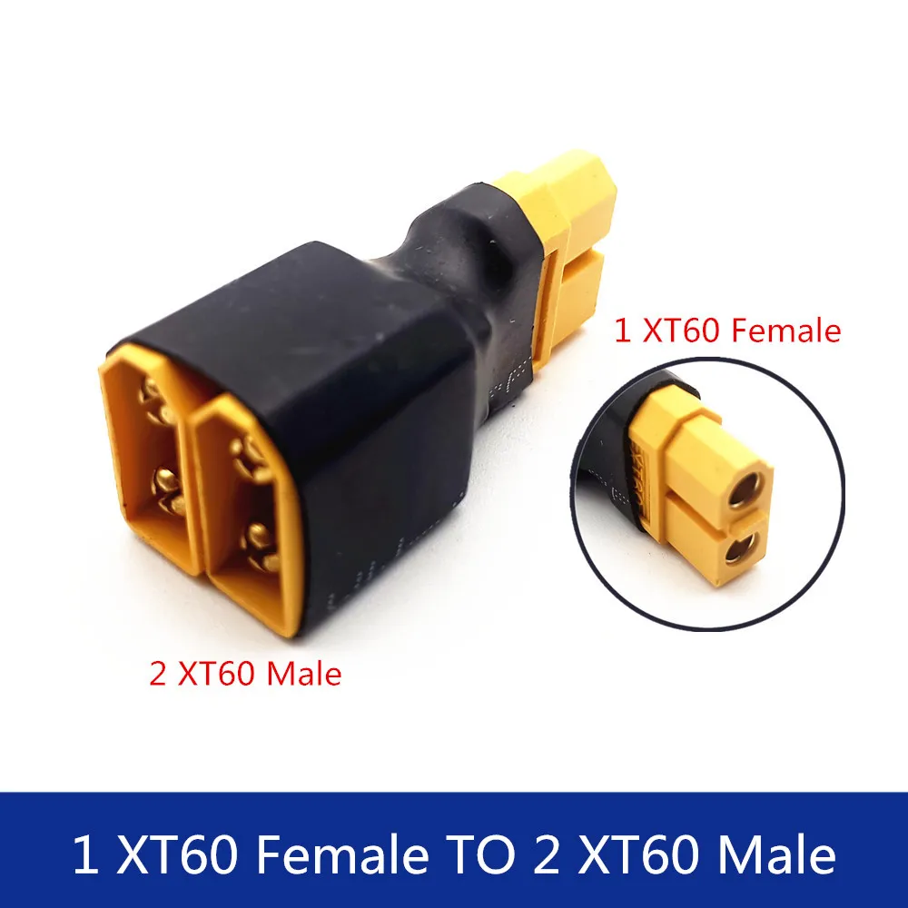Universal Female to Male Connector Adapter for RC Models - Ideal for Cars, Airplanes, Drones, and Boats