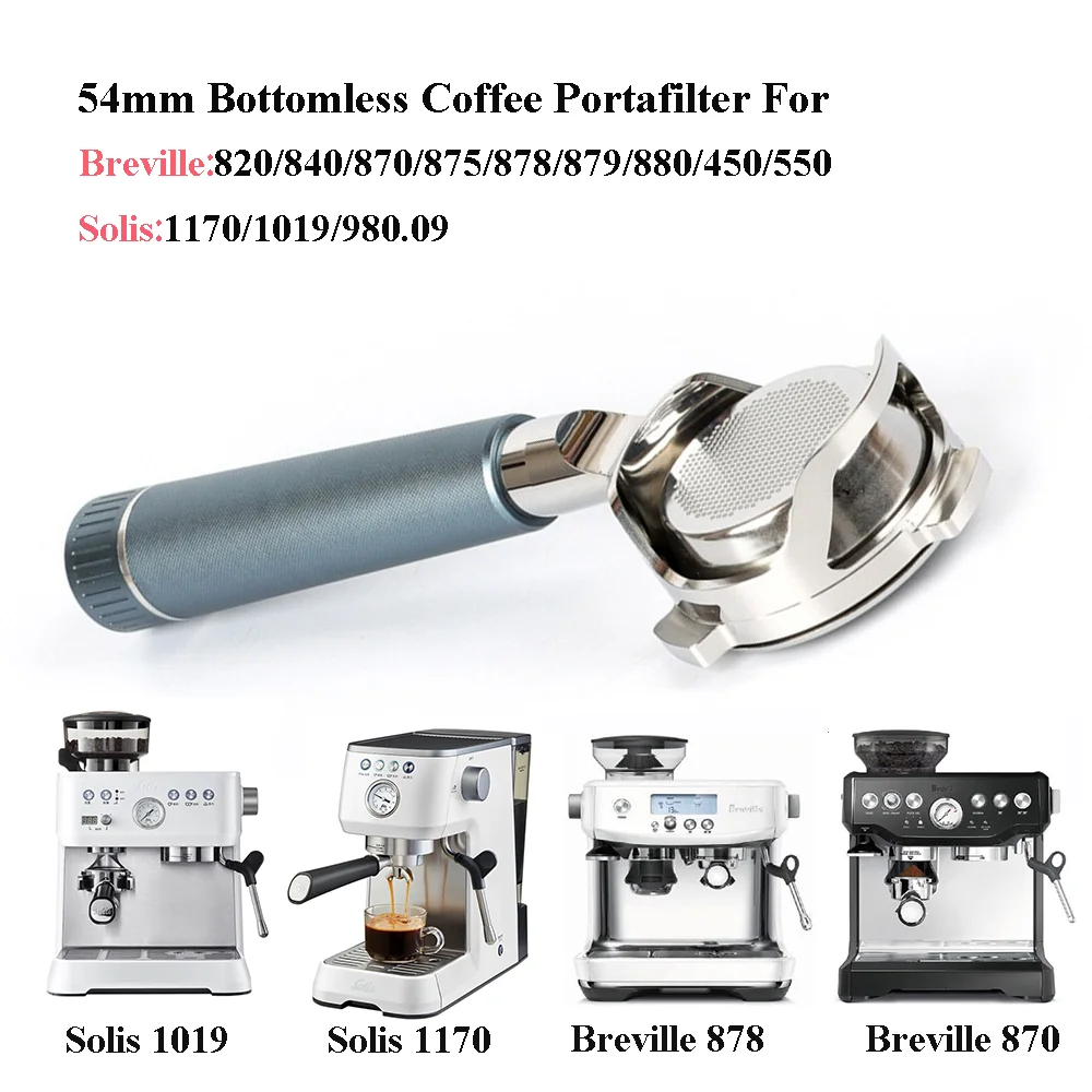 54 ミリメートル底なしコーヒーポルタフィルター Breville 870/875/878 