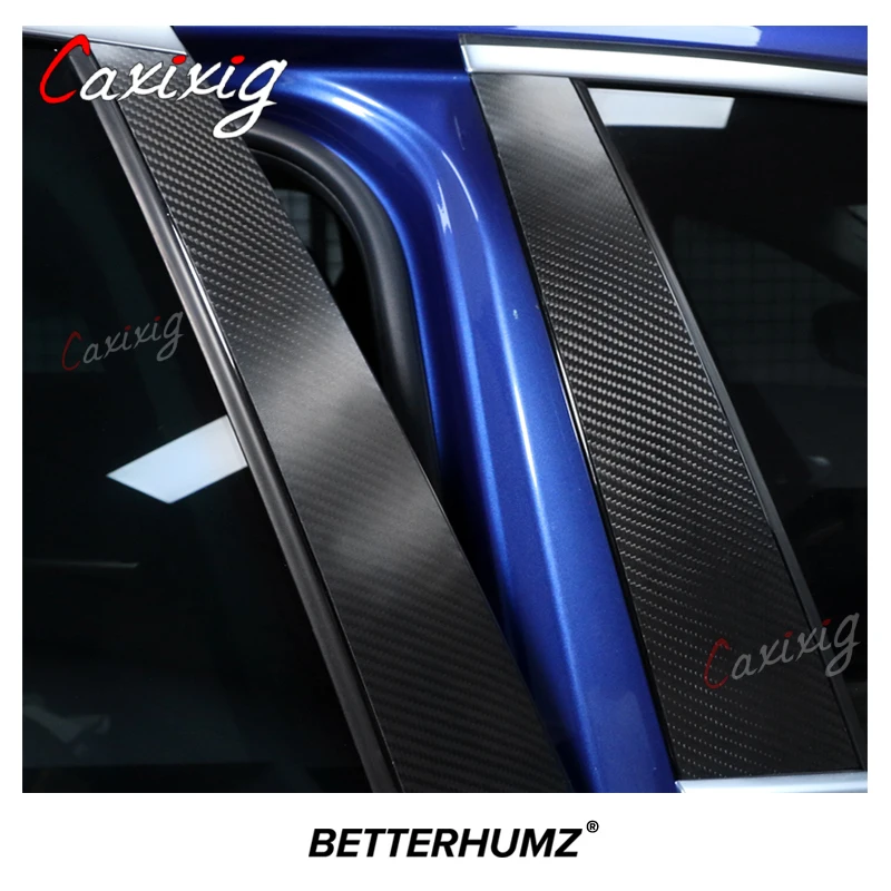 BMW용 탄소 섬유 차체 B C 필러 포스트 커버 트림 장식 스티커, F30, F20, G20, E90, F10, E60, G30, E46, E61, X5, E70, X1, X3 용