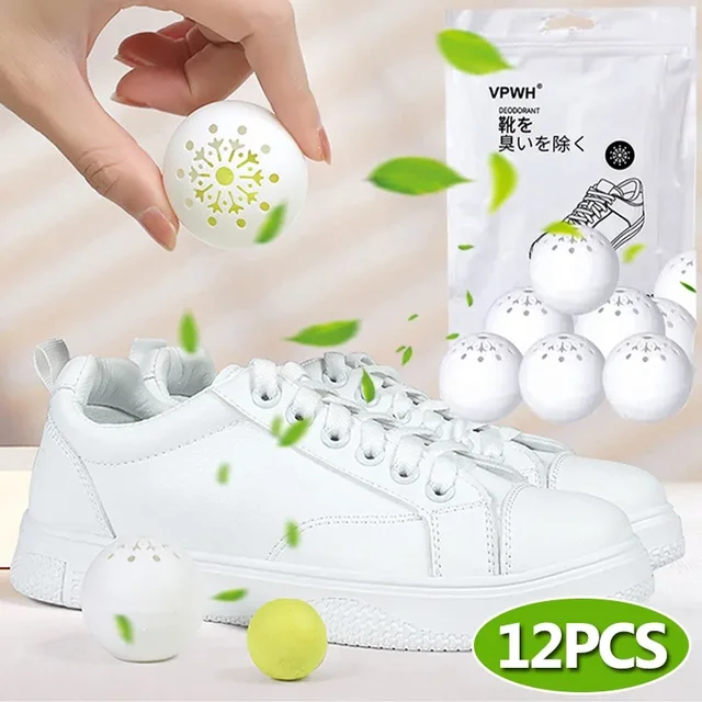 12/1Pcs Shoes Deodorizer Freshener Balls Foot Care Fragrance Air-fresh Shoebox Closet Cabinet Perfue Ball Footwear Fragrance